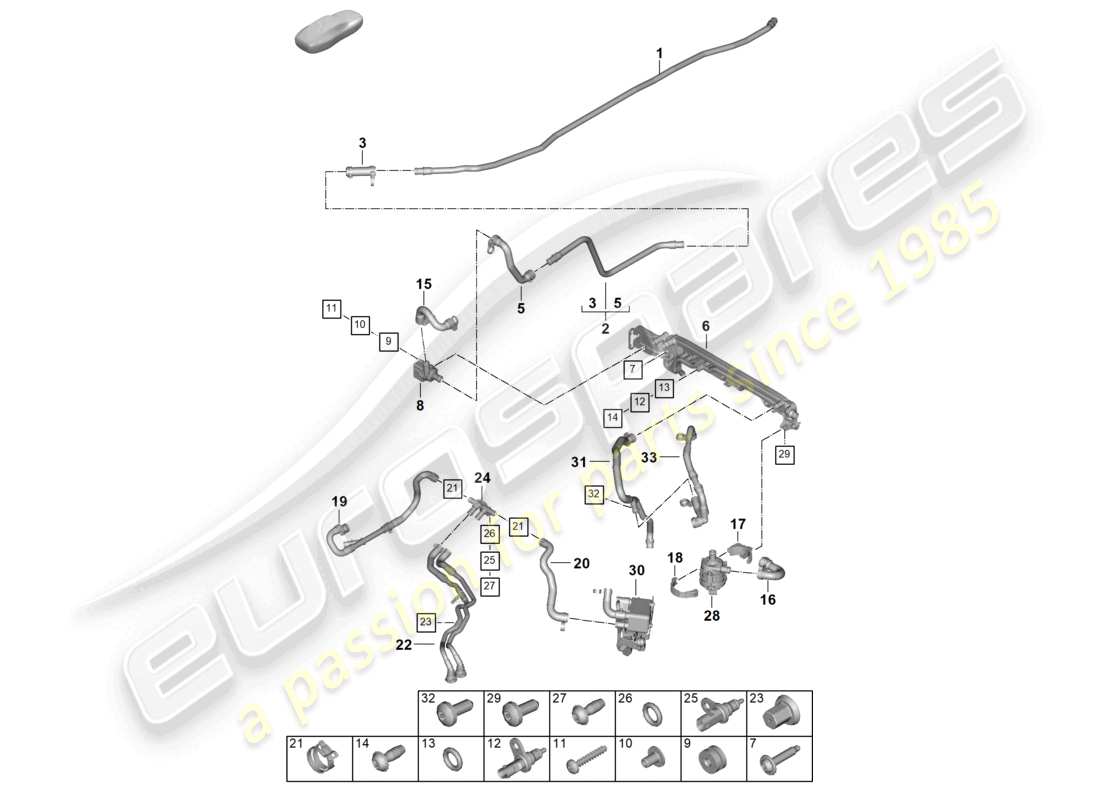 part diagram containing part number 992121108c