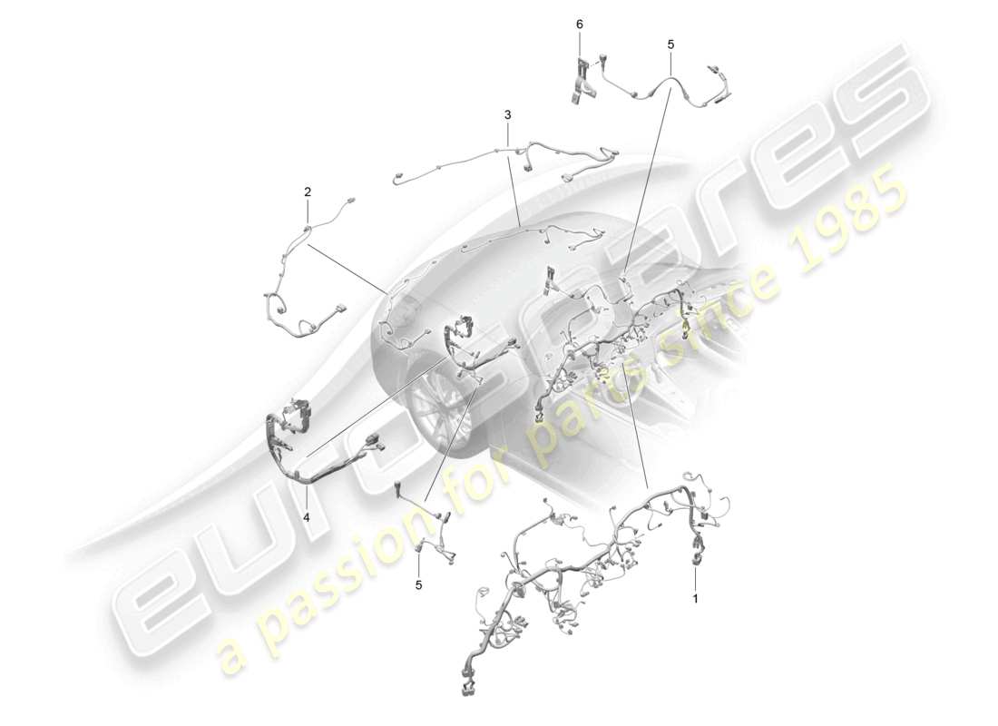 a part diagram from the porsche boxster parts catalogue