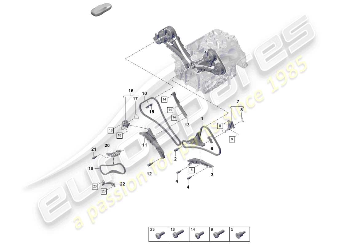 VIEW PARTS DIAGRAMS FROM THE PORSCHE CAYENNE PARTS CATALOGUE a part diagram from the porsche cayenne parts catalogue
