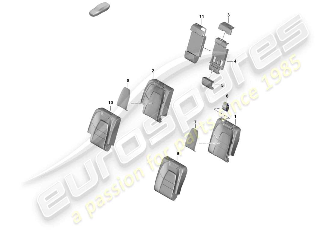 VIEW PARTS DIAGRAMS FROM THE PORSCHE CAYENNE PARTS CATALOGUE a part diagram from the porsche cayenne parts catalogue