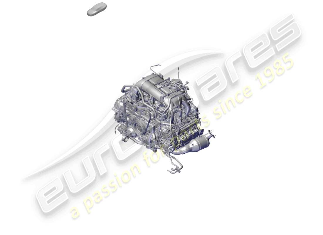 a part diagram from the porsche 2022 (718 cayman gt4) parts catalogue