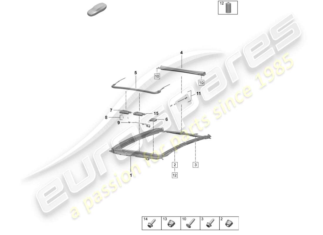 part diagram containing part number pad907594d