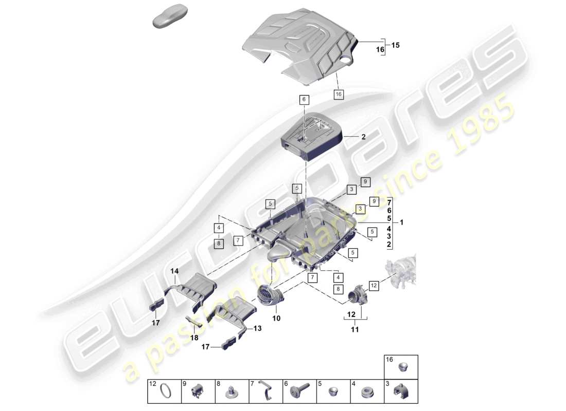 part diagram containing part number 95813356710