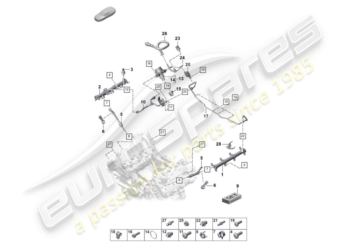 part diagram containing part number paf910448