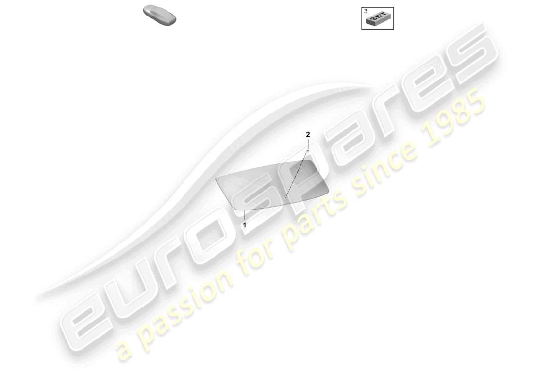 a part diagram from the porsche 2026 (macan-e) parts catalogue