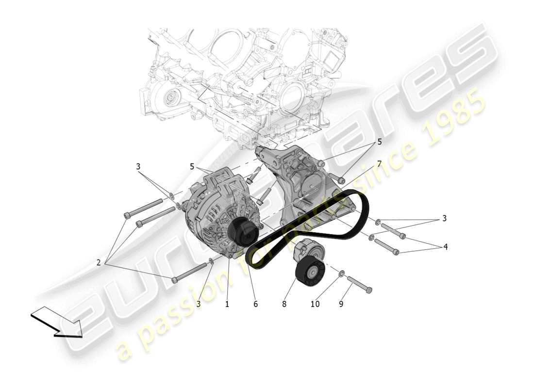 part diagram containing part number 675001422