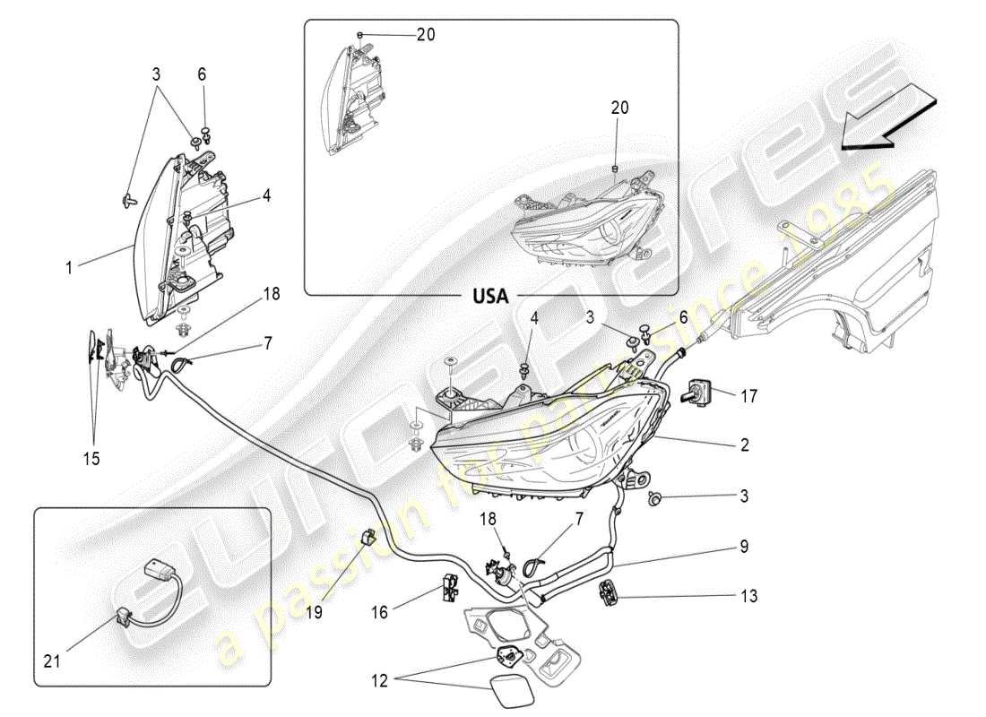 part diagram containing part number 670215136