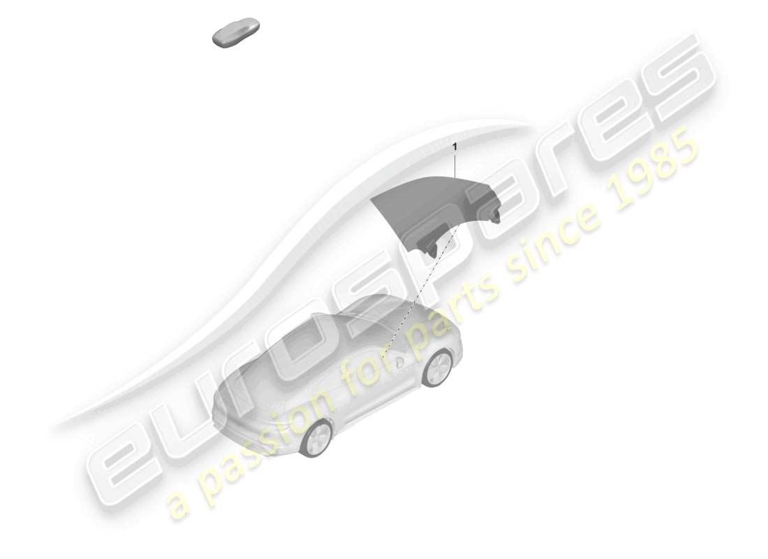 porsche 2020 (taycan 9j1-1) door window part diagram