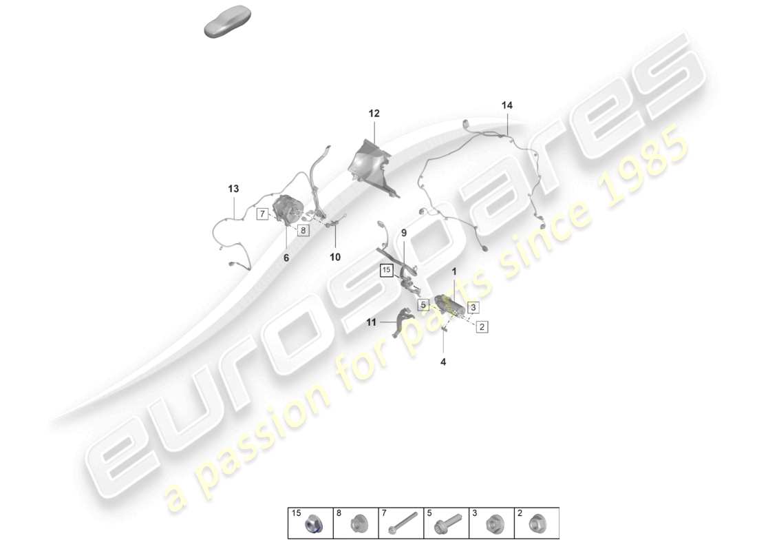 porsche 2023 (panamera 971-2) starter alternator part diagram
