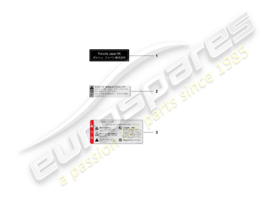 porsche 2025 (macan-e) notice japan parts diagram