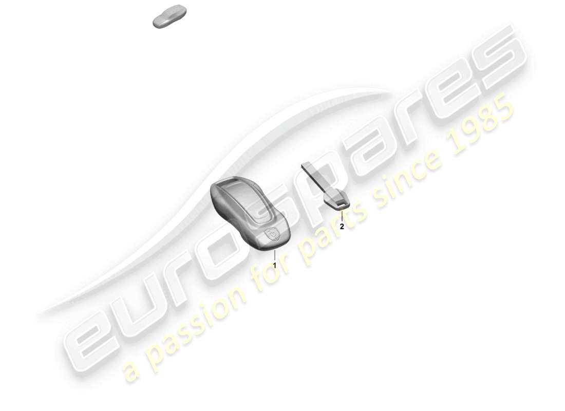 porsche 2025 (macan-e) handheld transmitter parts diagram