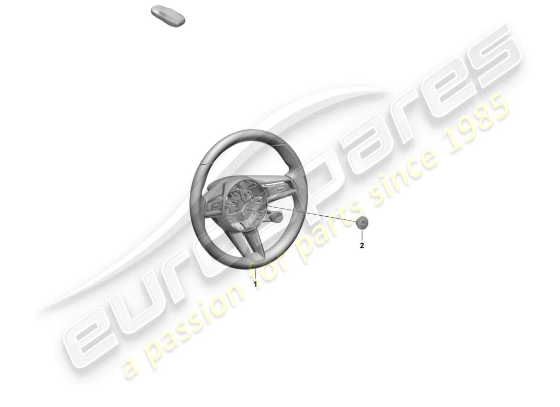 porsche 2025 (taycan 9j1-2) mult.steering wheel (leather) part diagram