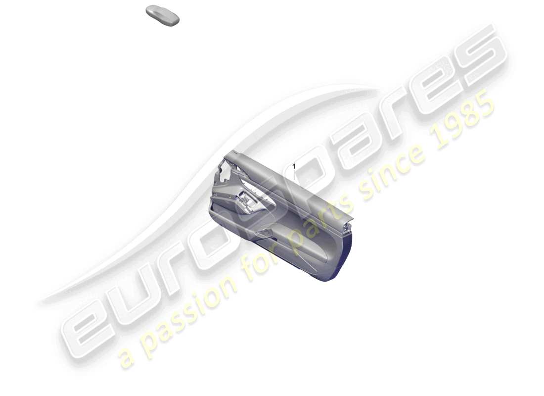 porsche 2021 (718 cayman gt4) door panel leather parts diagram