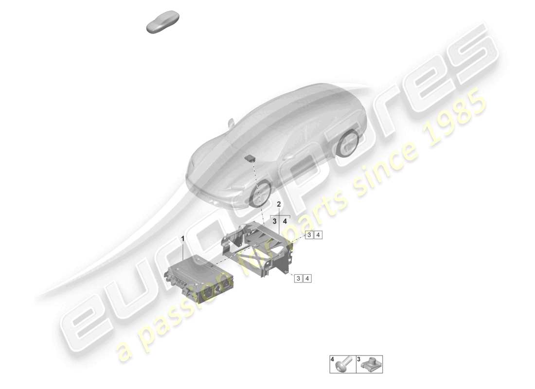 porsche 2021 (taycan 9j1-1) central computer no longer use the part here d >>- mj 2020 part diagram