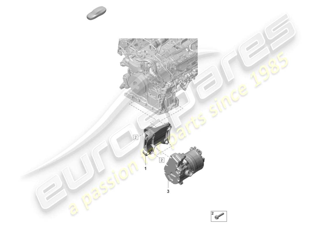 porsche 2026 (panamera 976) poly-v-belt fasteners part diagram