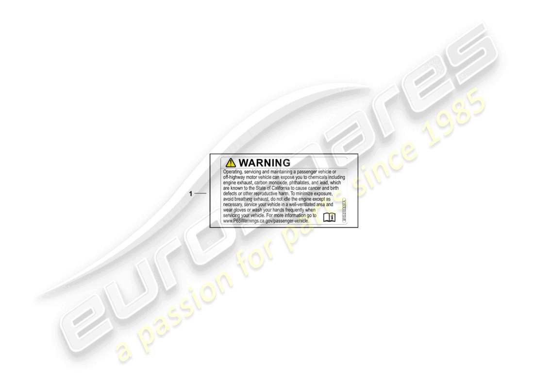 porsche 2025 (992-2) notice for maximum speed part diagram