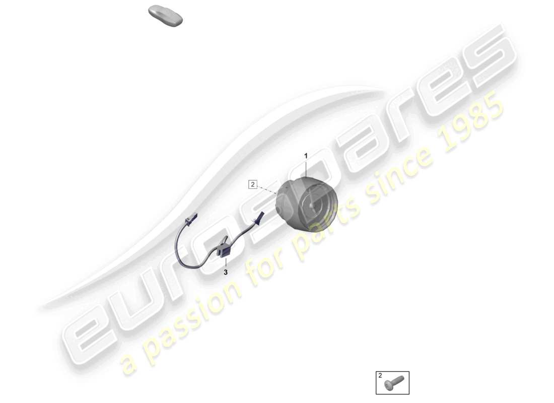 porsche 2021 (992-1 gt3/rs/st) digital clock additional instruments part diagram