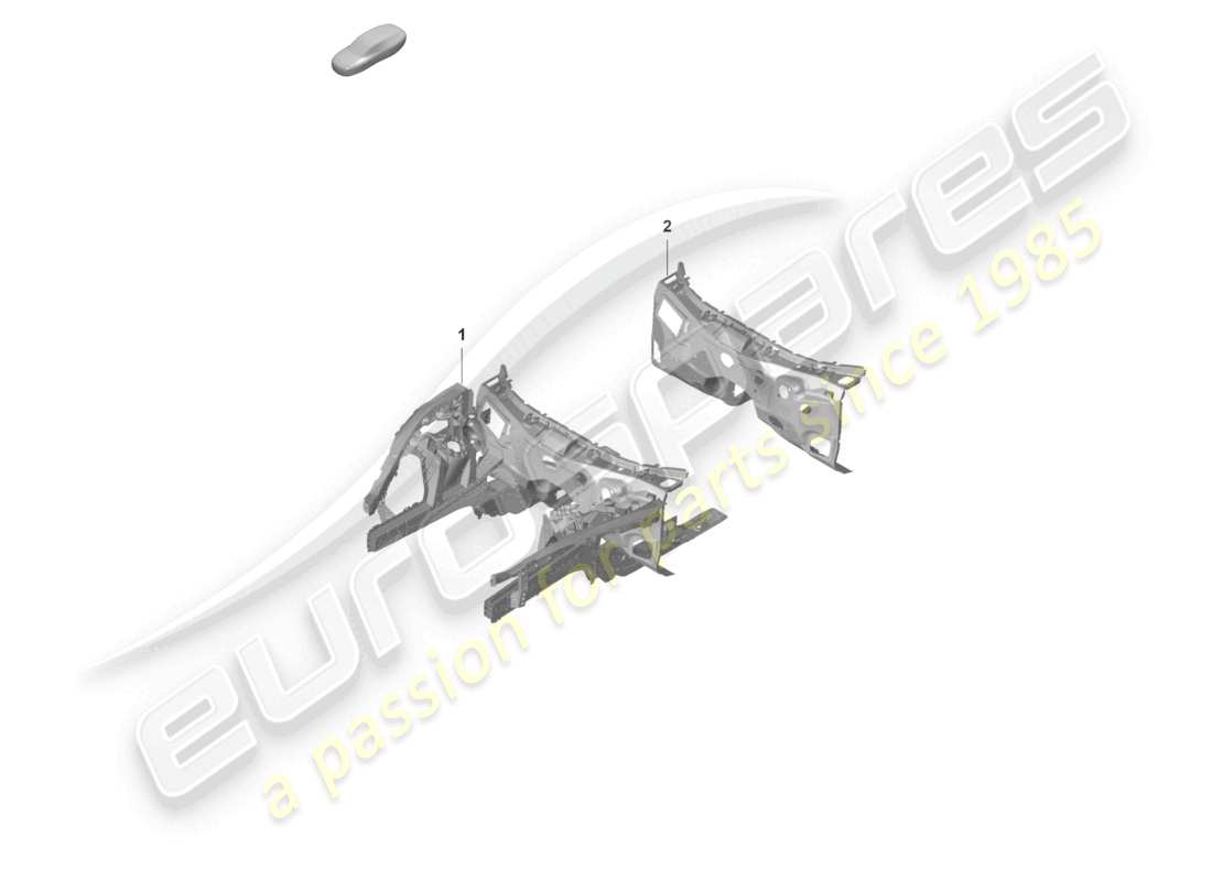 porsche 2022 (panamera 971-2) front end part diagram