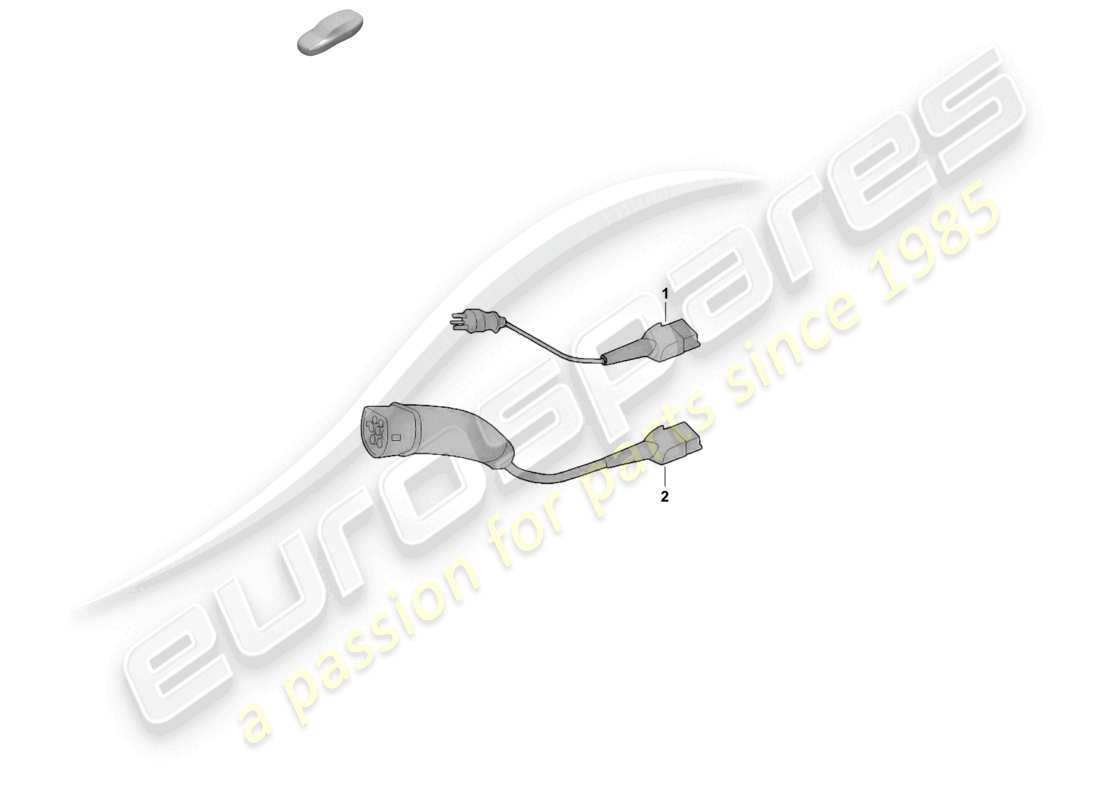 porsche 2026 (macan-e) charge cable for mains socket basic part diagram
