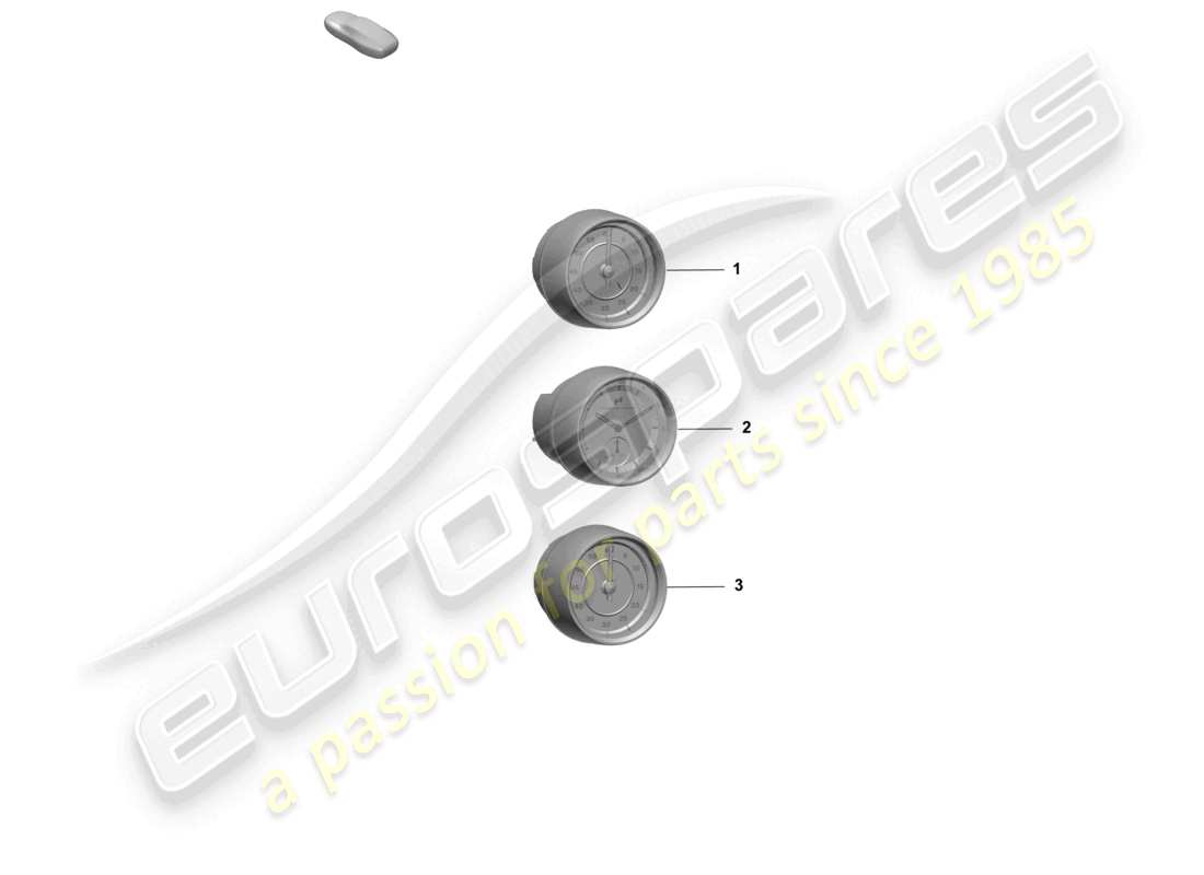 porsche 2026 (taycan 9j1-2) additional instruments part diagram