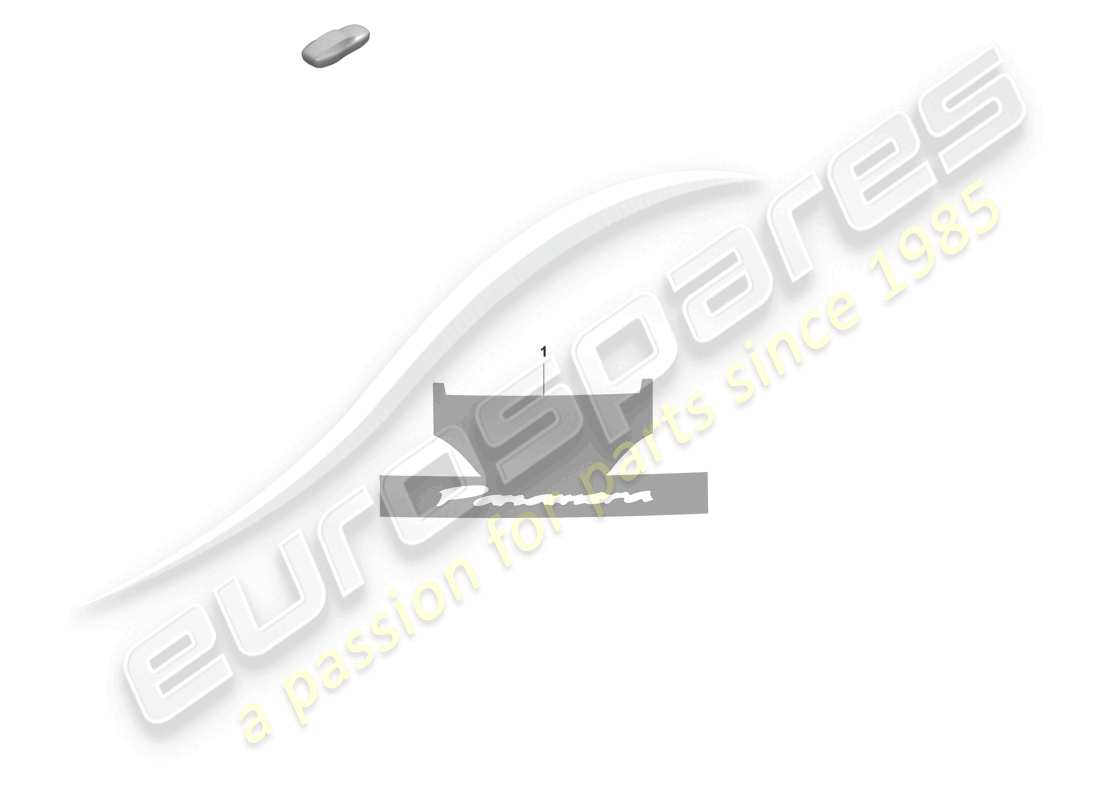 porsche 2023 (panamera 971-2) assembly aid for lettering part diagram