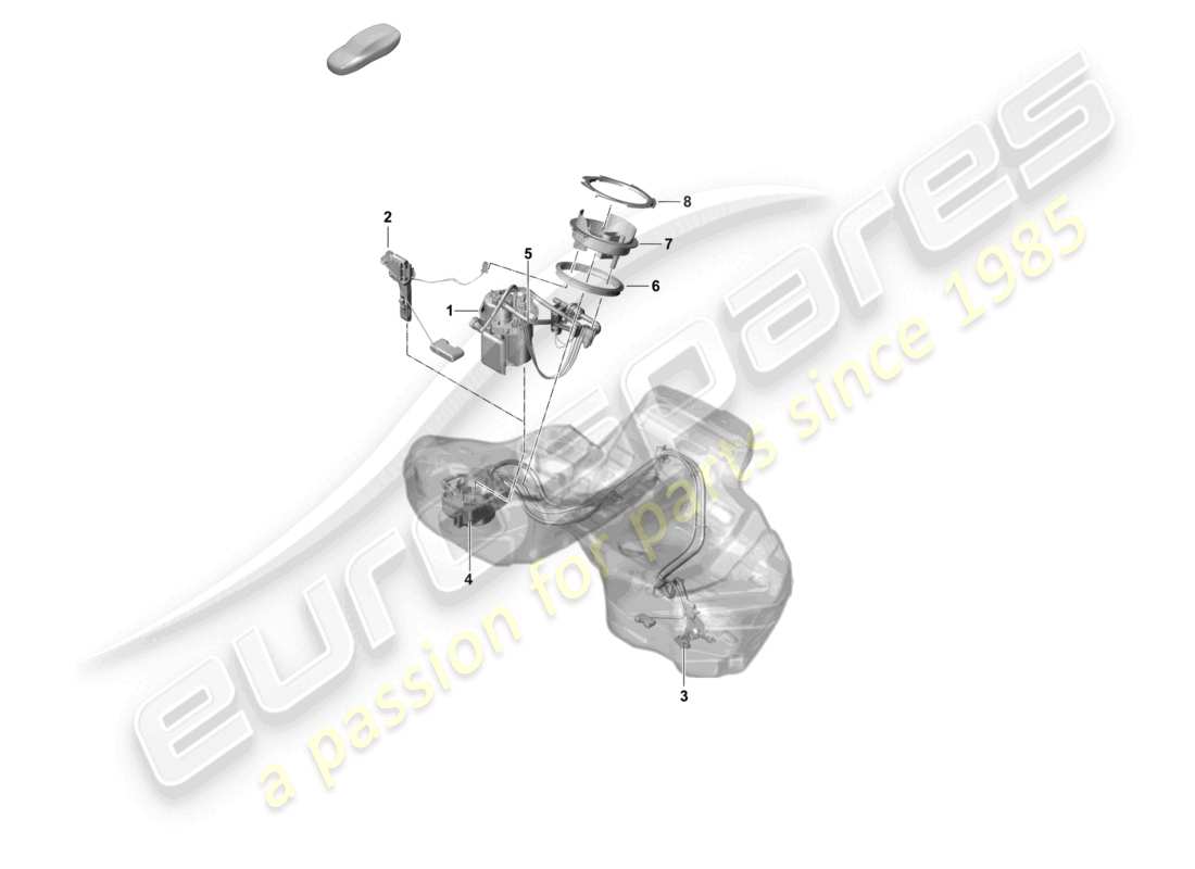 porsche 2023 (panamera 971-2) fuel pump suction jet pump part diagram