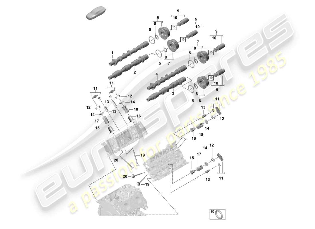 a part diagram from the porsche 2022 (panamera 971-2) parts catalogue