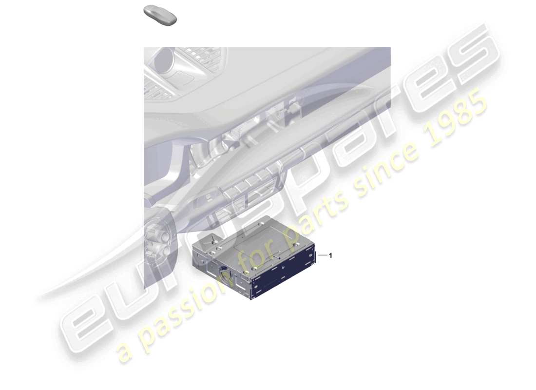 a part diagram from the porsche 992 parts catalogue