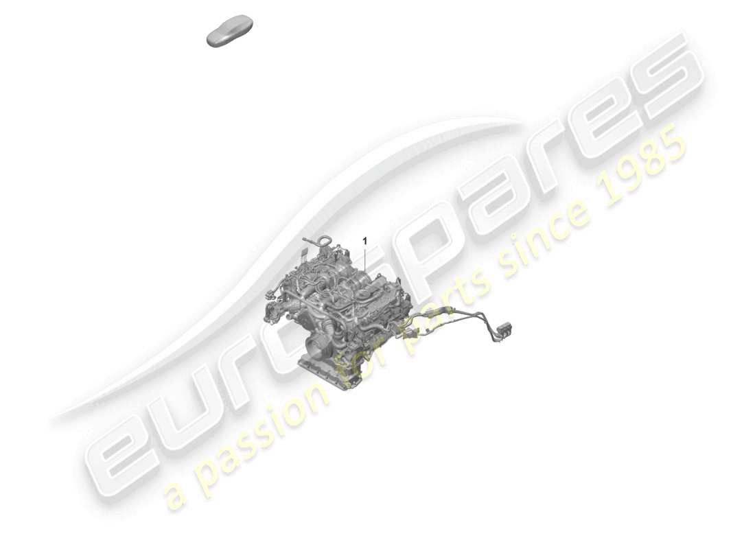 porsche 2022 (panamera 971-2) replacement engine (complete) part diagram