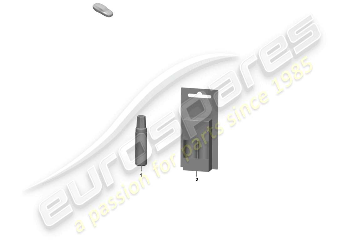porsche 2026 (taycan 9j1-2) paint touch-up applicator paints part diagram
