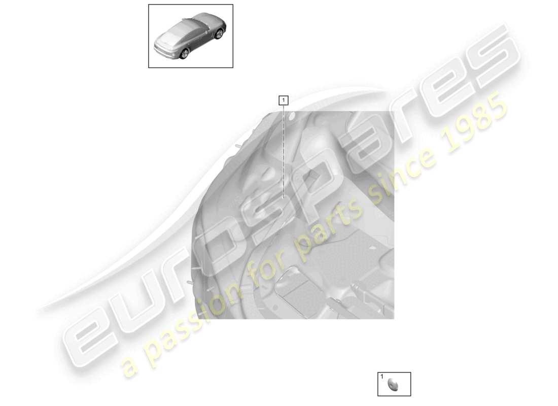 porsche 2021 (panamera 971-2) bungs upper rear end part diagram