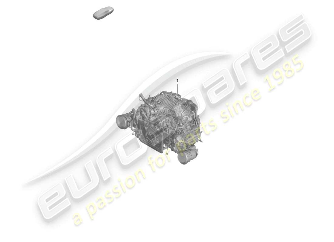 porsche 2025 (992-2 gt3/rs/st) replacement engine but without: petrol particulate filter part diagram