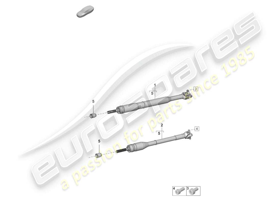 a part diagram from the porsche 2021 (992-1) parts catalogue