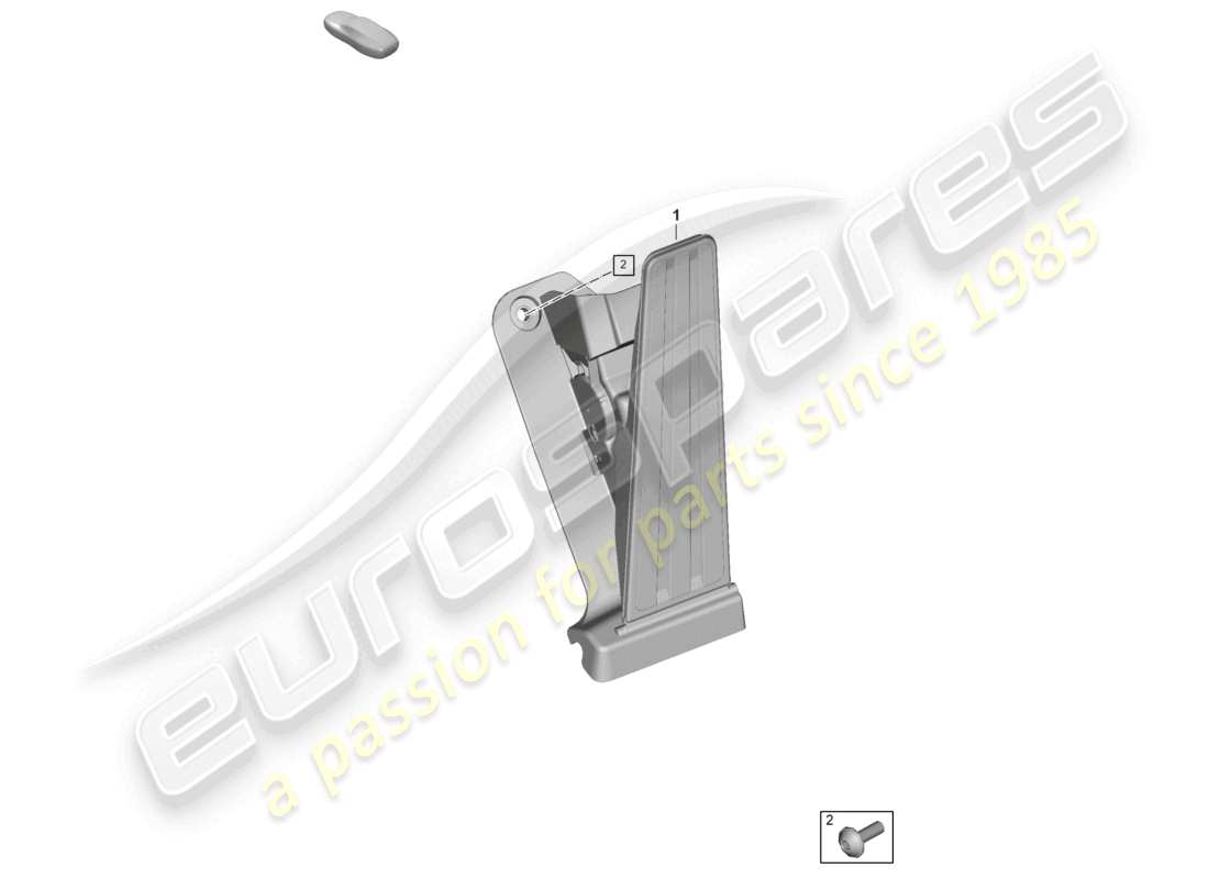 porsche 2024 (panamera 976) accelerator pedal part diagram
