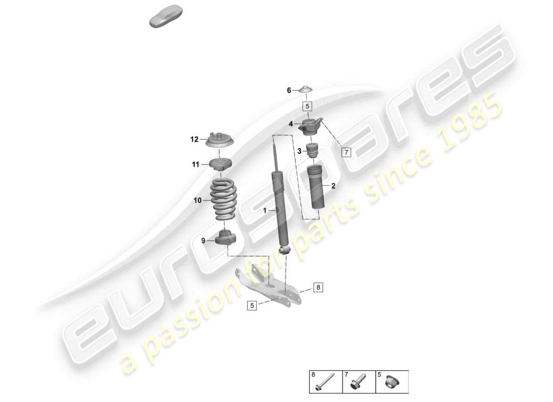 part diagram containing part number pac511115n 504
