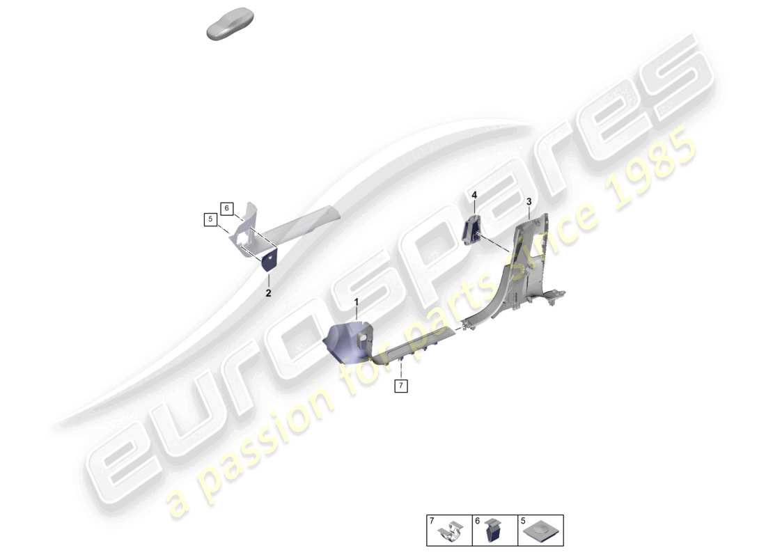 part diagram containing part number 971863483b oh5
