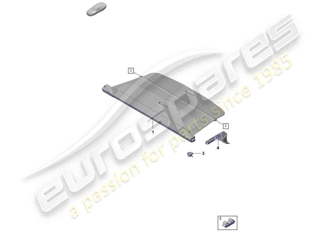 VIEW PARTS DIAGRAMS FROM THE PORSCHE CAYENNE PARTS CATALOGUE a part diagram from the porsche cayenne parts catalogue
