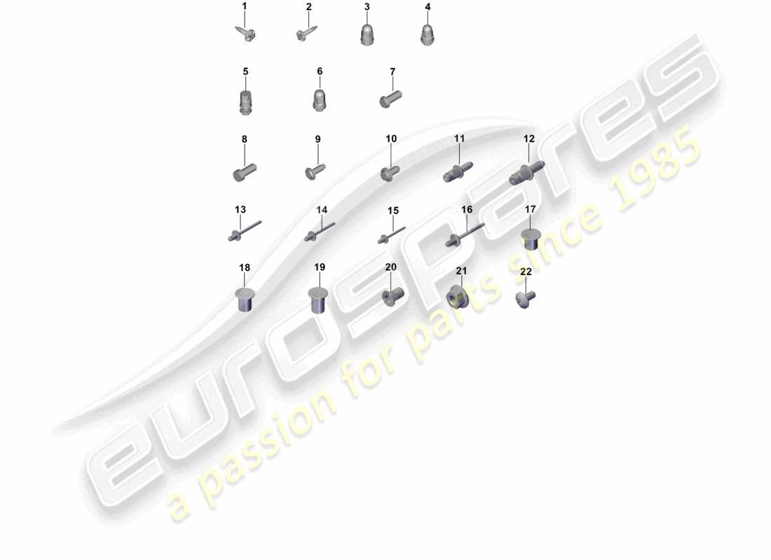 a part diagram from the porsche cayenne parts catalogue