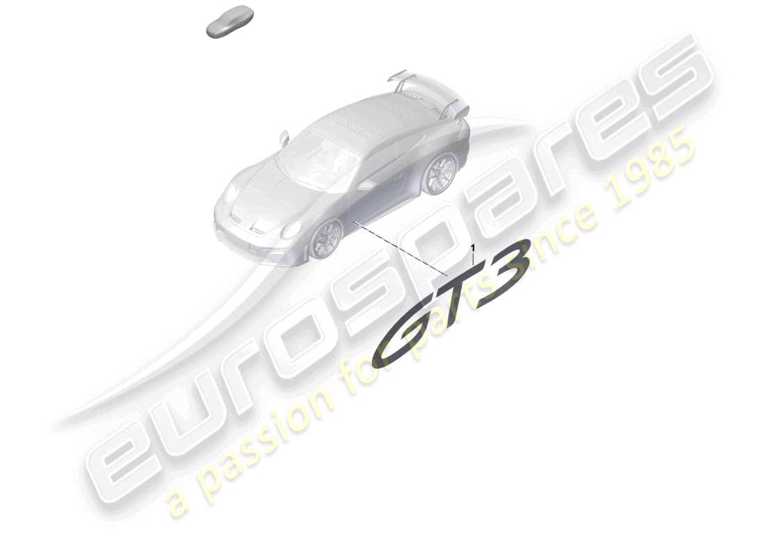 a part diagram from the porsche 992 parts catalogue