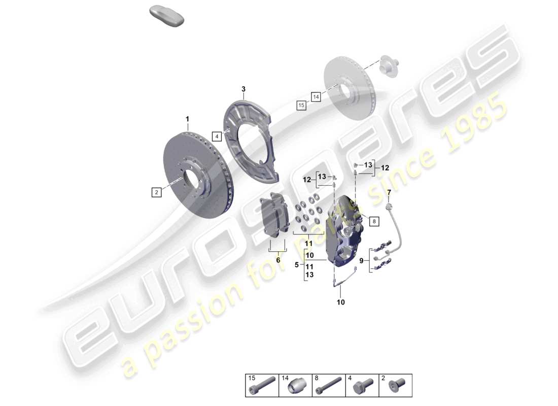 VIEW PARTS DIAGRAMS FROM THE PORSCHE 992 PARTS CATALOGUE a part diagram from the porsche 992 parts catalogue