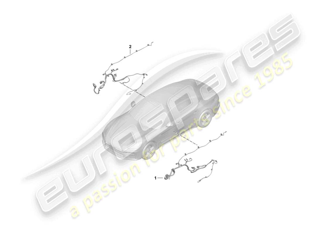 a part diagram from the porsche panamera parts catalogue