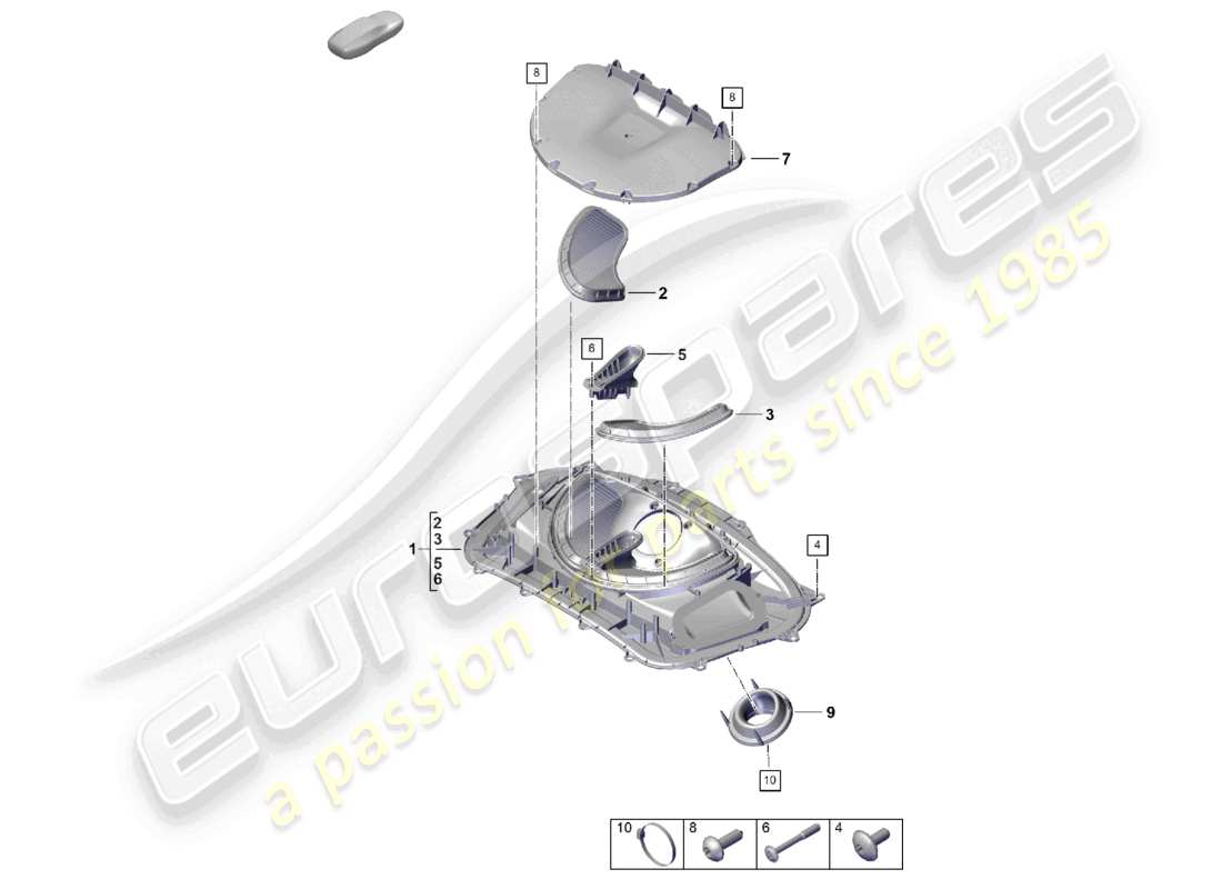 VIEW PARTS DIAGRAMS FROM THE PORSCHE BOXSTER PARTS CATALOGUE a part diagram from the porsche boxster parts catalogue