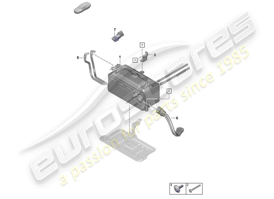 part diagram containing part number paf913012