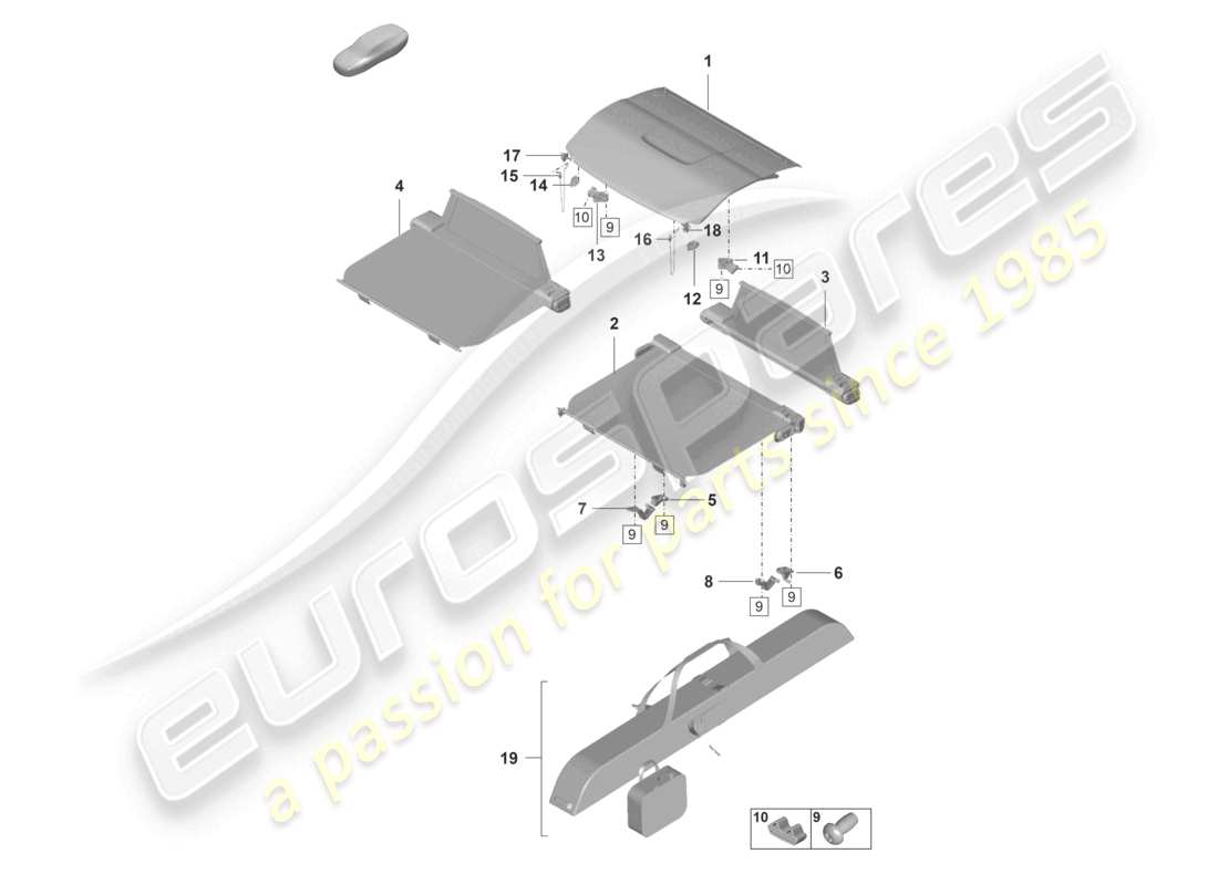 part diagram containing part number n 91176801