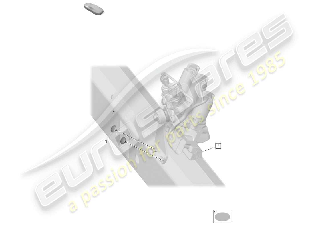 a part diagram from the porsche 992 parts catalogue