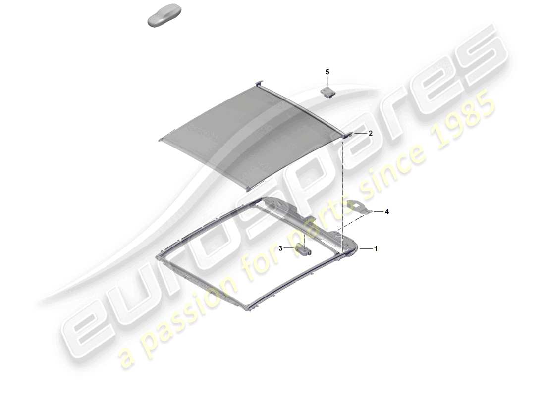 a part diagram from the porsche cayenne parts catalogue