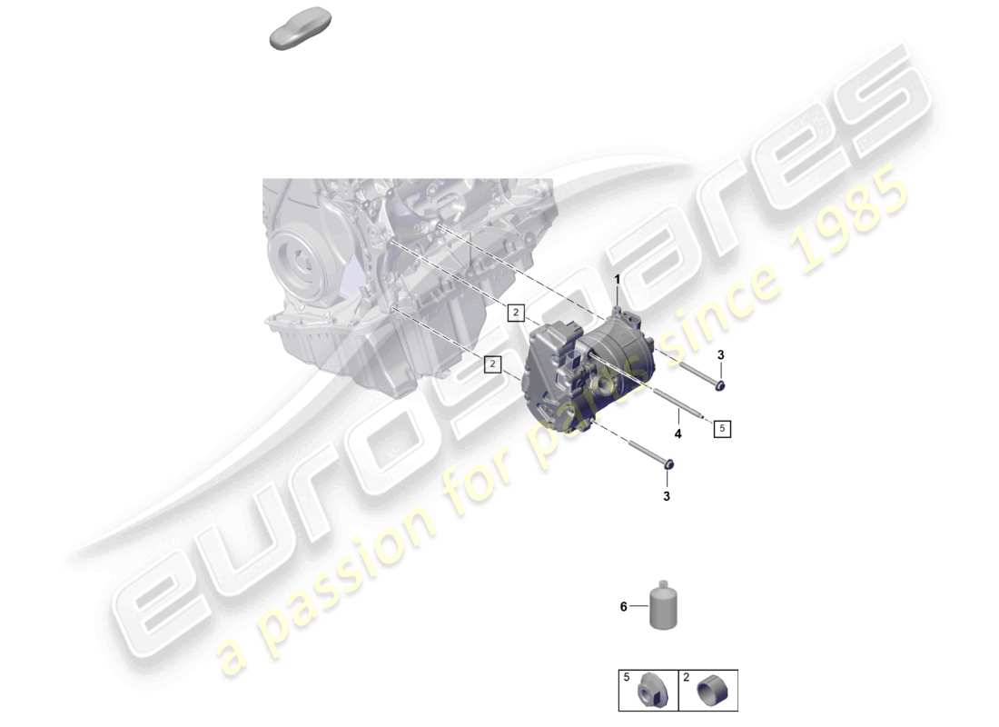 porsche 2026 (cayenne e3 pa) electric a/c compressor part diagram