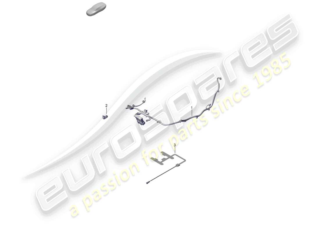 porsche 2020 (992-1 turbo / s) electrics bucket seat part diagram