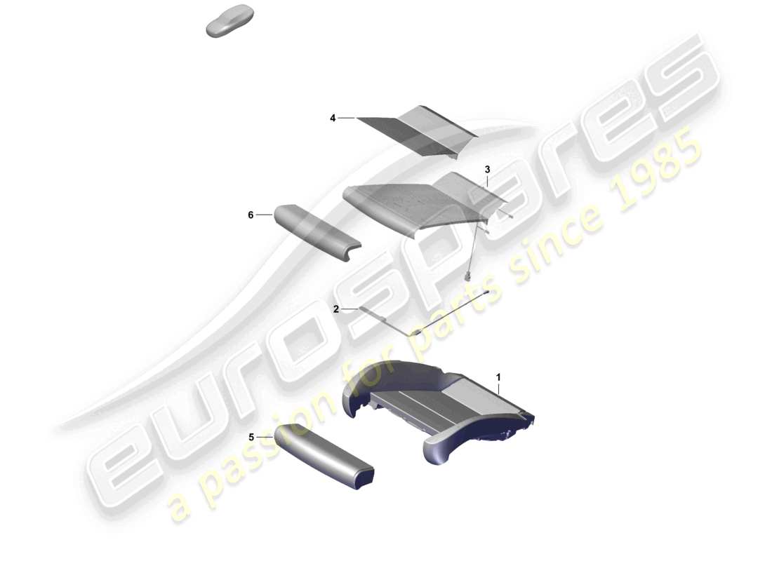 porsche 2022 (718 cayman) foam part seat occupied recognition d - 23.11.2020>> part diagram