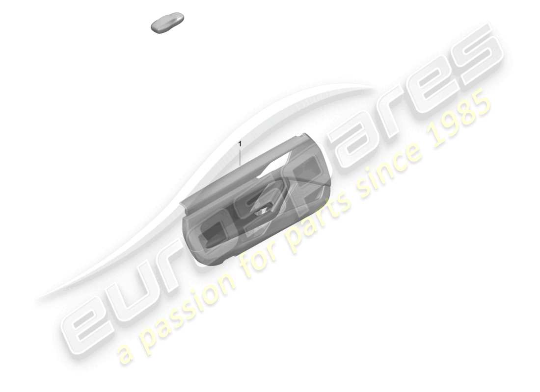 porsche 2024 (992-1) door panel for vehicles with leather/dinamica equipment part diagram